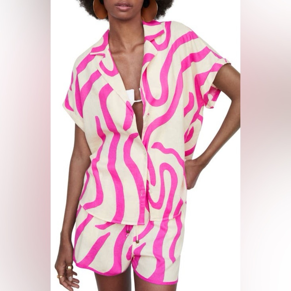 Mango MNG linen shirt